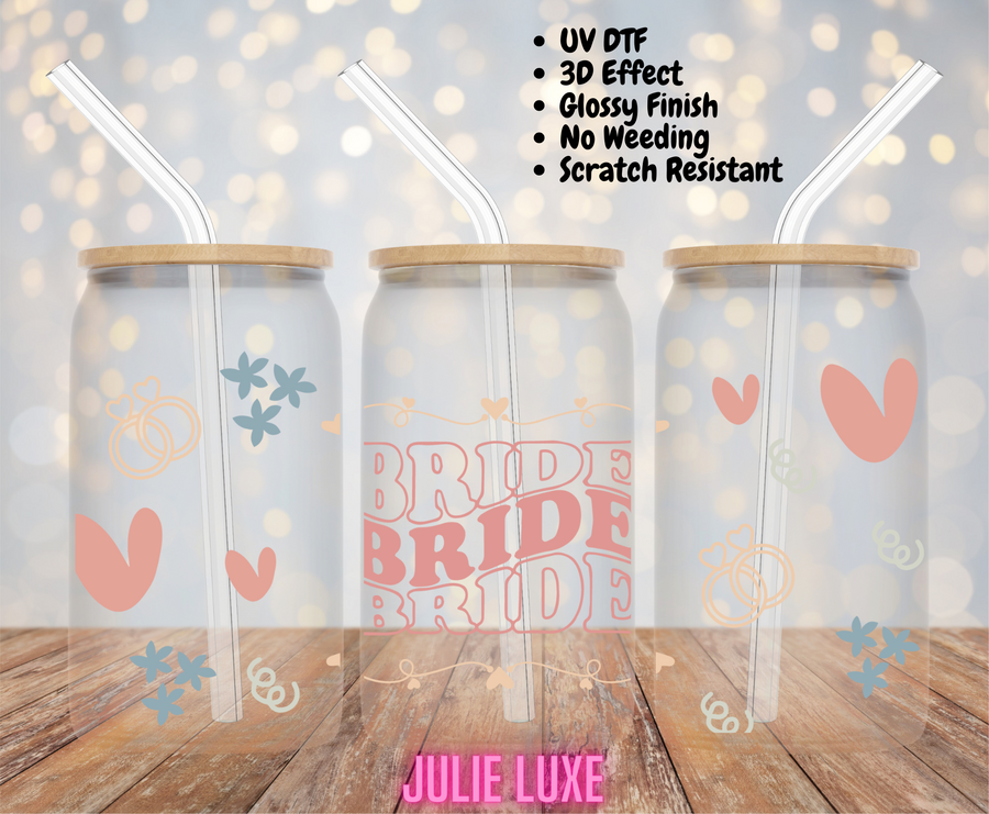 BRIDE - UV DTF CUP WRAP