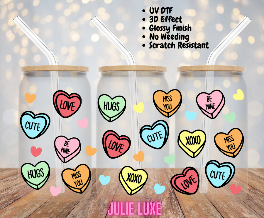 CANDY HEARTS - UV DTF CUP WRAP