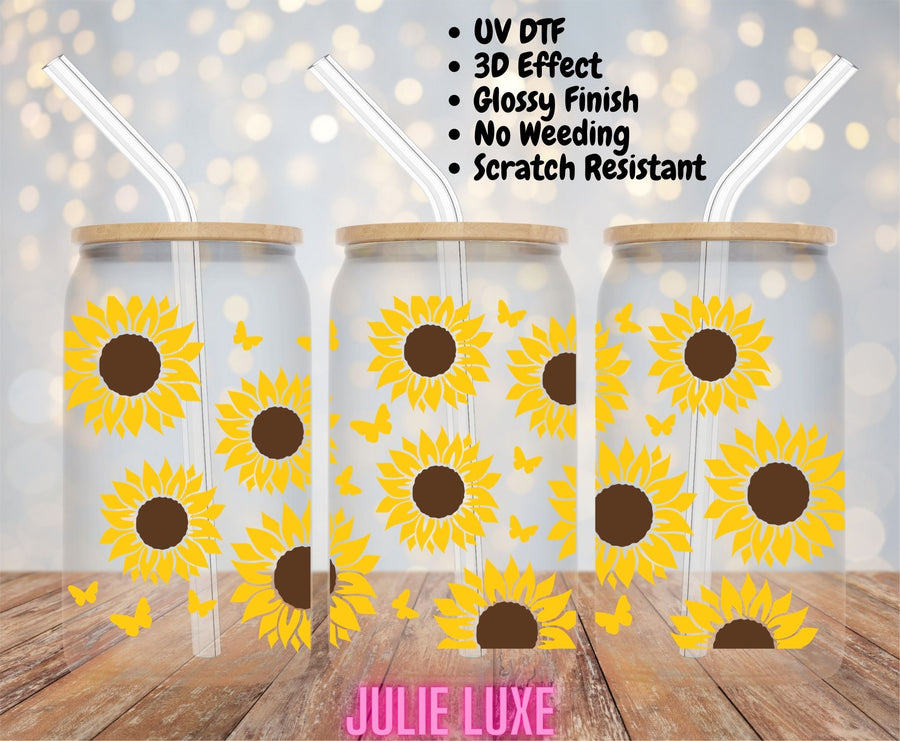 Sunflowers - UV DTF Cup Wrap